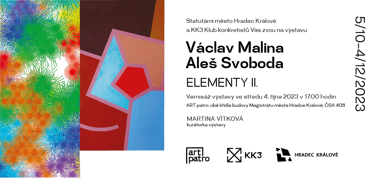(vernisáž) Václav Malina, Aleš Svoboda - Elementy II